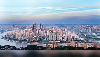 Chongqing city (Chungking), formerly in Sichuan province, a municipality since 1997, short name 渝[Yú]