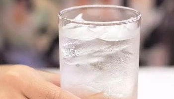 iced water