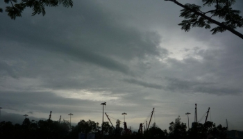 overcast; cloudy