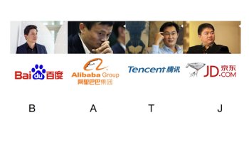 BATJ Baidu, Tencent, Alibaba, Jingdong