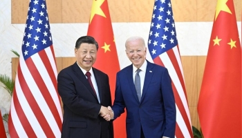 Xi JinPing with Joe Biden