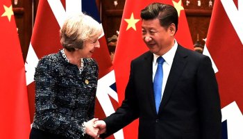 Xi Jinping, Theresa May