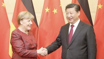 Xi Jinping, Angela Merkel